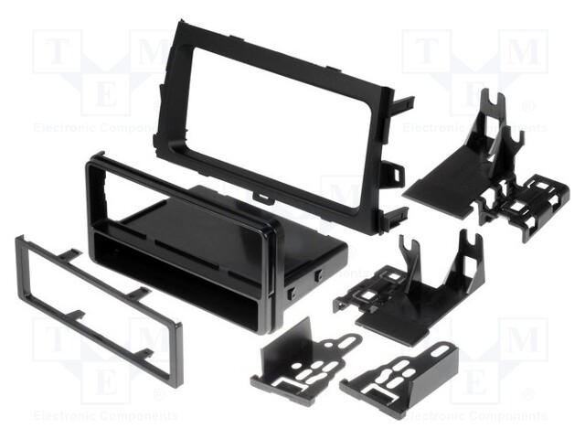 Radio mounting frame; Toyota; 2 ISO; black