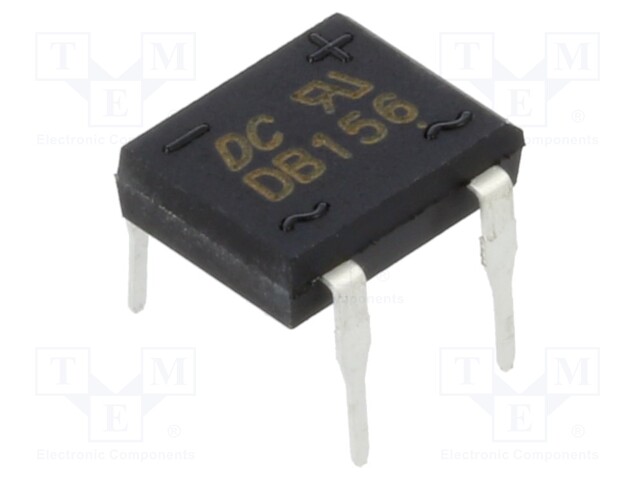 Bridge rectifier: single-phase; 800V; If: 1.5A; Ifsm: 50A; DB-1; THT