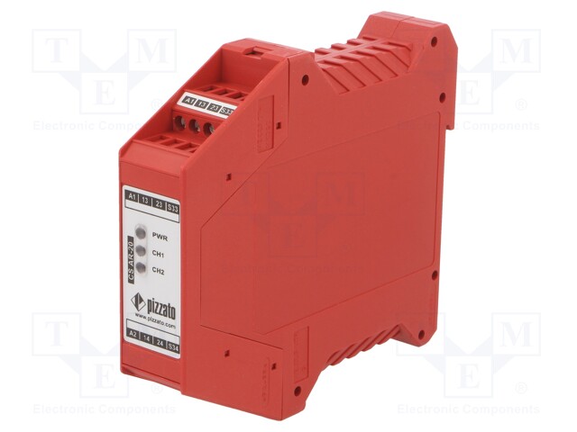 Module: safety relay; Series: CS; Mounting: DIN; -25÷55°C; 24VDC