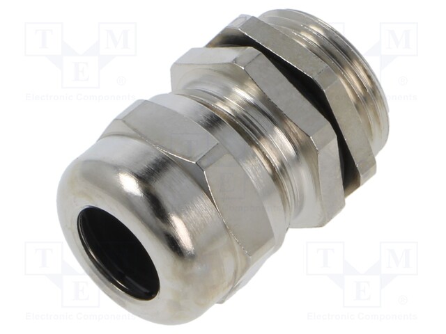 Cable gland; with long thread; PG13,5; IP68; Mat: brass; Entrelec