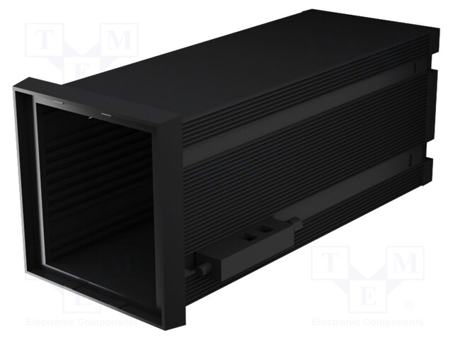 Enclosure: panel; X: 72mm; Y: 72mm; Z: 156mm; ABS + PC,PPO; black