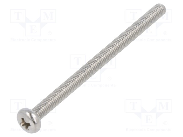 Screw; M3x45; DIN: 7985; Head: cheese head; Phillips