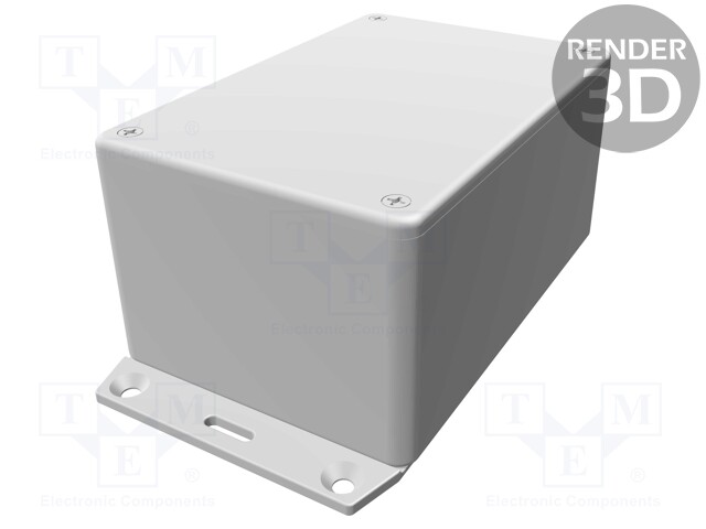 Enclosure: multipurpose; X: 80mm; Y: 120mm; Z: 60mm; 1591; ABS; grey