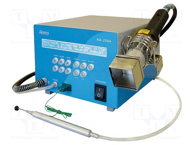 Hot air soldering station; digital; 800W; 100÷450°C; 2÷20l/min