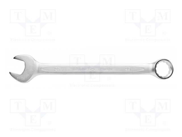 Wrench; combination spanner; 29mm; Chrom-vanadium steel