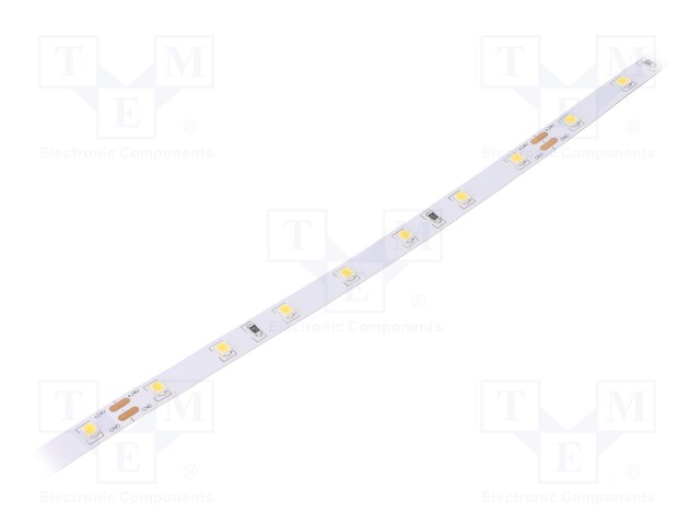 LED tape; white; LED/m: 56; SMD; 24V; W: 8mm; 120°; D: 1.4mm; IP20; 6W/m