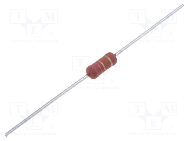 Resistor: power metal; THT; 560Ω; 2W; ±5%; Ø3.9x12mm; 250ppm/°C