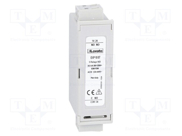 Extension module; for DIN rail mounting; Output: relay x3