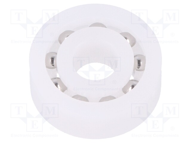 Bearing: ball; Øint: 4mm; Øout: 12mm; W: 4mm; Cage: polyamide