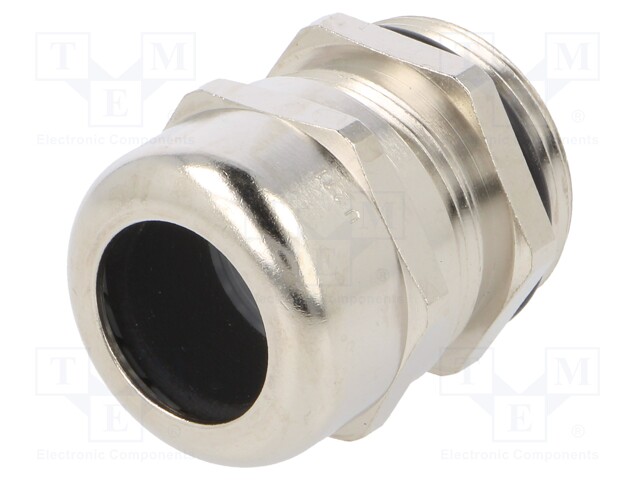 Cable gland; with earthing; PG21; IP68; Mat: brass