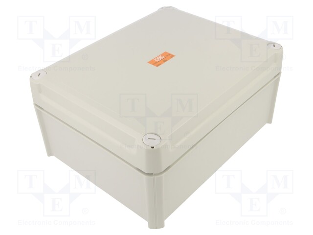 Enclosure: junction box; X: 190mm; Y: 250mm; Z: 112mm; IP66