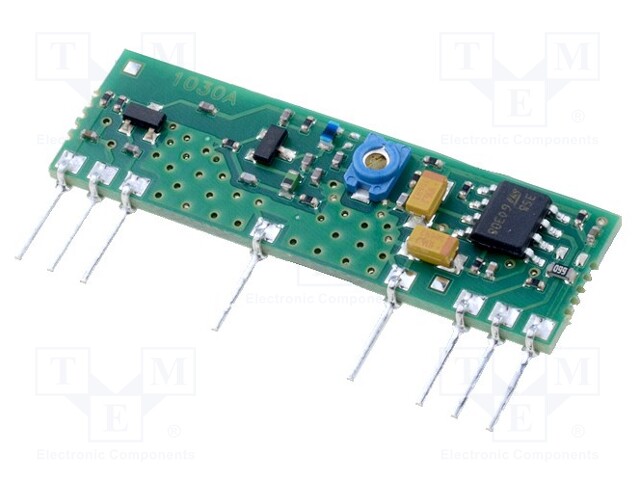 Module: RF; AM receiver; AM,ASK; 433.92MHz; -106dBm; 5VDC; 2.5mA
