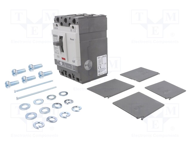 Power breaker; Poles: 3; DIN,on panel; Inom: 160A; SUSOL TD; IP20