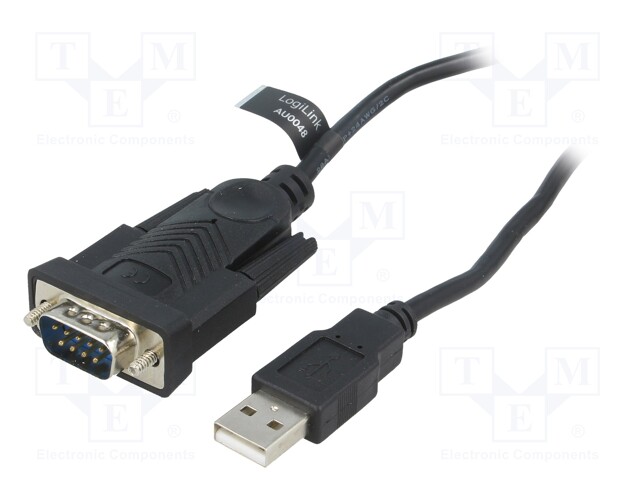 Adapter USB-RS232; D-Sub 9pin plug,USB A plug; USB 1.1,USB 2.0