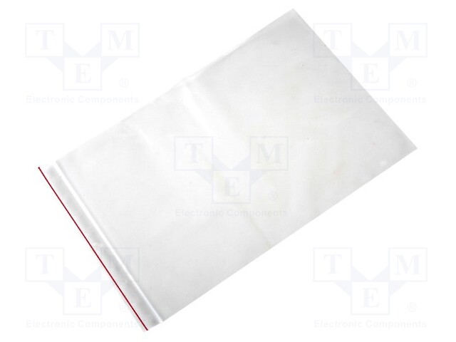 Self-seal bag; L: 300mm; Width: 200mm; Thick: 45um; polyetylene