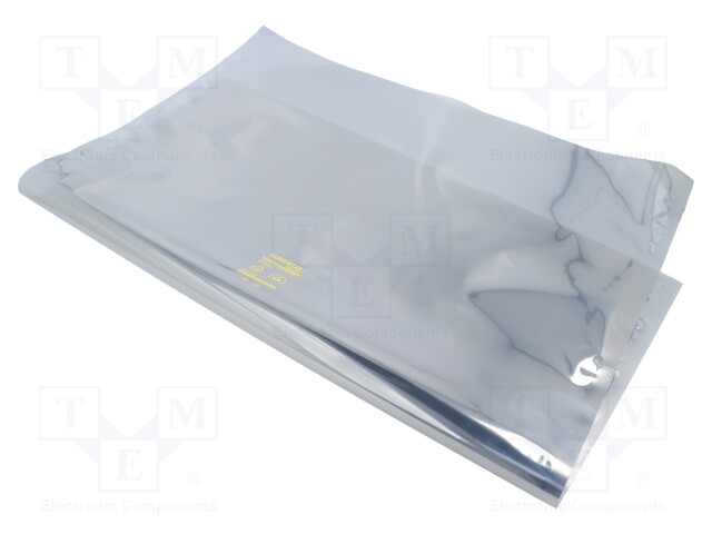 Protection bag; ESD; L: 610mm; W: 457mm; Thk: 76um; Features: open