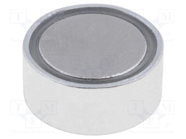 Magnet: permanent; neodymium; H: 4.5mm; 25N; Ø: 10mm