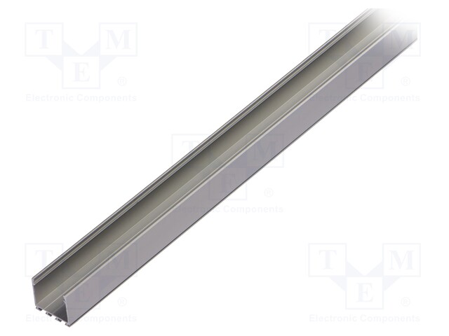 Profiles for LED modules; silver; 1m; LIPOD; aluminium; anodized