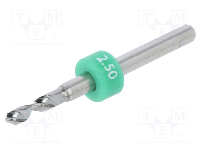 Drill bit; PCB; Ø: 2.5mm; carbon steel; 1/8" (3,175mm)
