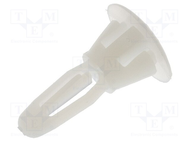 Assembly stud; polyamide; L: 4.8mm; latch/latch; Ø2: 6mm; Ø1: 4mm