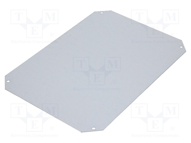 Mounting plate; zinc-plated steel