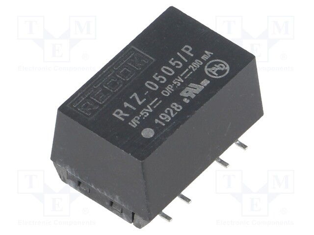 Converter: DC/DC; 1W; Uin: 4.5÷5.5V; Uout: 5VDC; Iout: 200mA; SMD