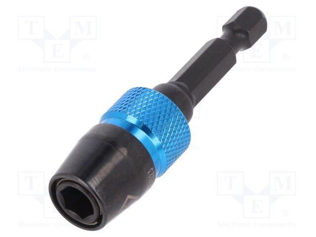 Holders for screwdriver bits; Socket: 1/4"; Overall len: 68mm