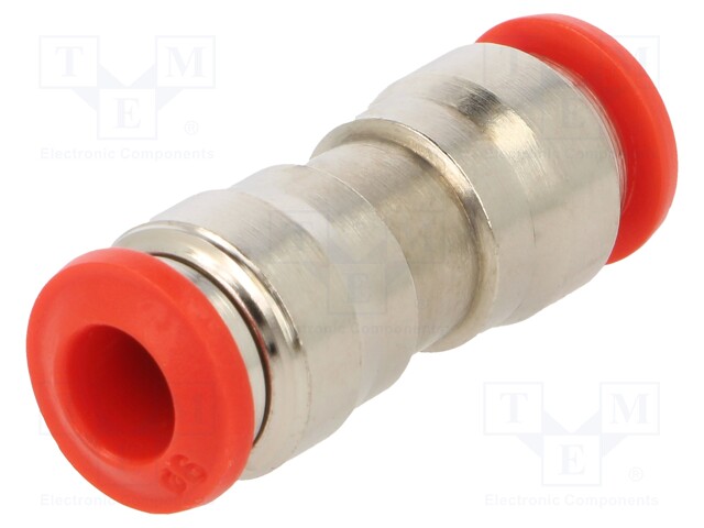 Push-in fitting; straight,inline splice; -0.99÷20bar; 6mm