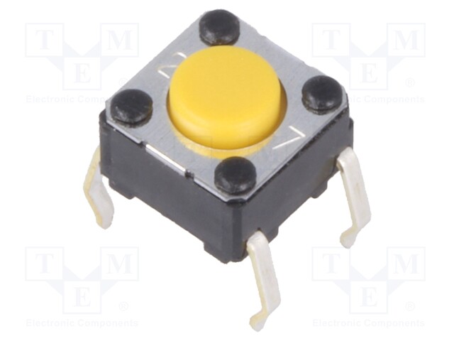 Microswitch TACT; SPST-NO; Pos: 2; 0.05A/24VDC; THT; none; 1.47N