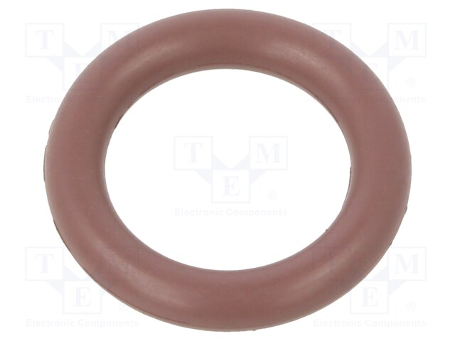 O-ring gasket; FPM; D: 2.5mm; Øint: 10mm; brown; -20÷200°C