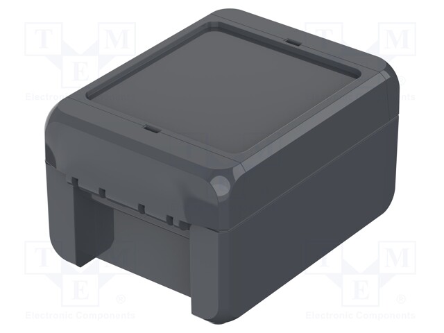 Enclosure: multipurpose; X: 80mm; Y: 113mm; Z: 60mm; BOCUBE; graphite