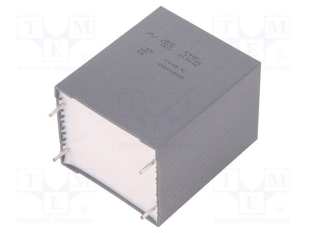 Capacitor: polypropylene; 15uF; ESR: 1.6mΩ; C4AF; THT; ±10%; 310VDC