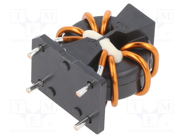 Inductor: wire with current compensation; THT; 200uH; 1.38mΩ