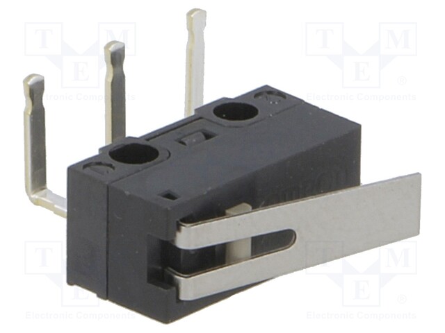 Microswitch SNAP ACTION; with lever; SPDT; 0.1A/30VDC; ON-(ON)