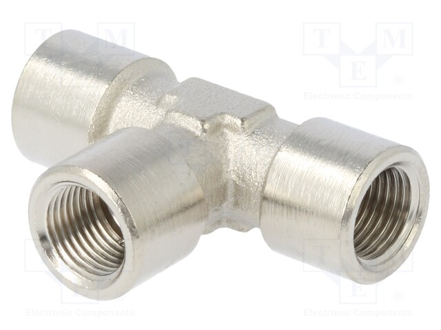 Metal connector; threaded,T-tap splitter; G 1/8"; 150bar; 300°C