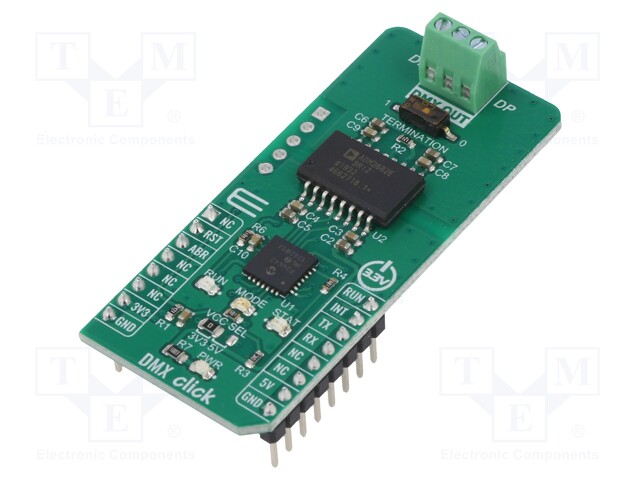 Click board; communications module; GPIO,UART; 3.3/5VDC