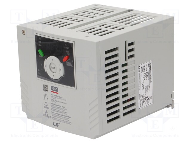 Inverter; Max motor power: 4kW; Out.voltage: 3x380VAC; IN: 5; 9A