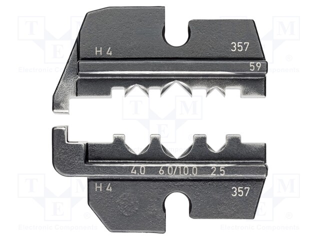 Crimping jaws; Application: KNP.9743