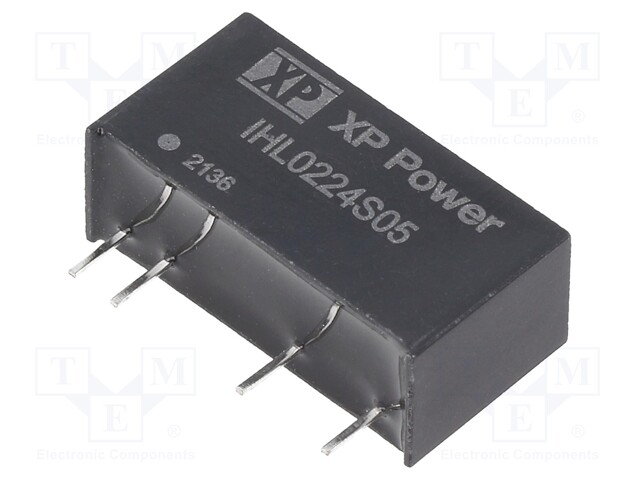 Isolated Board Mount DC/DC Converter, ITE, 1 Output, 2 W, 5 V, 400 mA