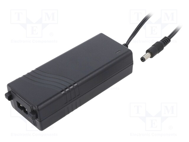 Power supply: switched-mode; 15VDC; 3.2A; Out: 5,5/2,5; 48W; 0÷60°C