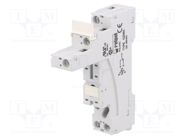 Socket; PIN: 5; 12A; 300VAC; Mounting: DIN,on panel; Series: RM87N