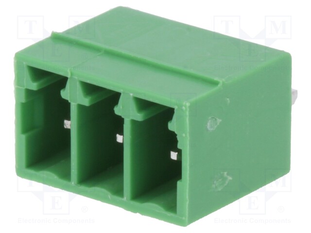 Pluggable terminal block; 3.5mm; ways: 3; straight; socket; male