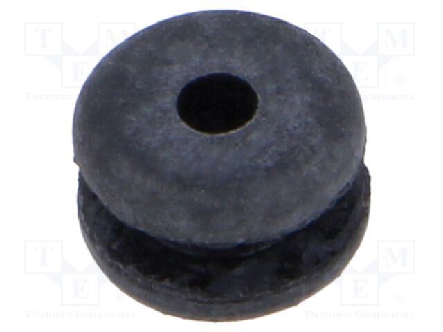 Grommet; black; UL94HB; TPR