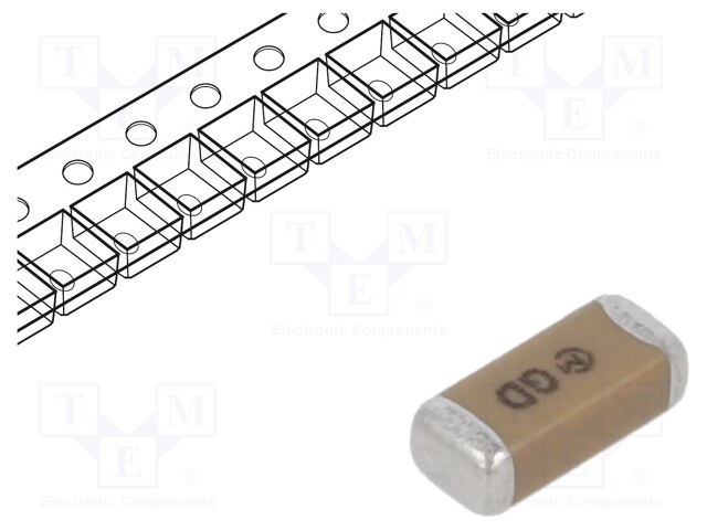 Capacitor: ceramic; MLCC; 1nF; 250V; X7R; ±10%; SMD; 1808