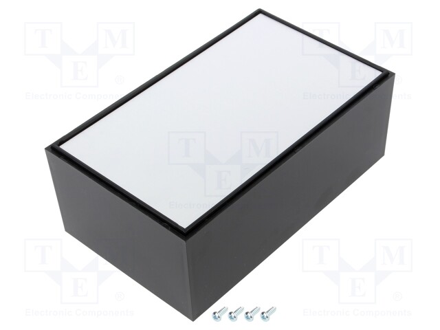 Enclosure: multipurpose; X: 96mm; Y: 160mm; Z: 63mm; 15; ABS; black