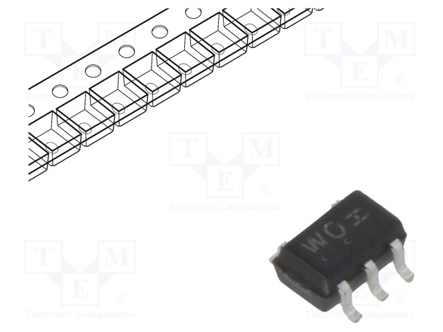 IC: digital; 3-state,buffer,non-inverting; Channels: 1; IN: 1; SMD