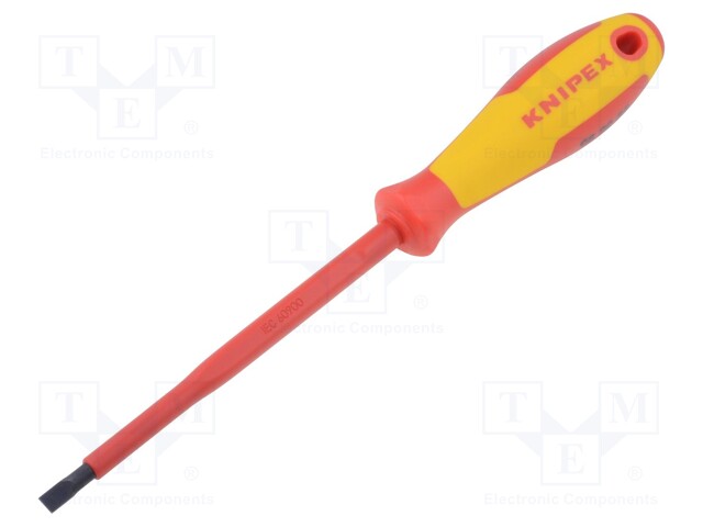 Screwdriver; insulated; slot; 5,5x1,0mm; Blade length: 125mm