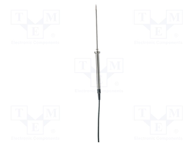 Probe: PT100-type temperature; -50÷400°C; Probe dia: 4mm; <10s