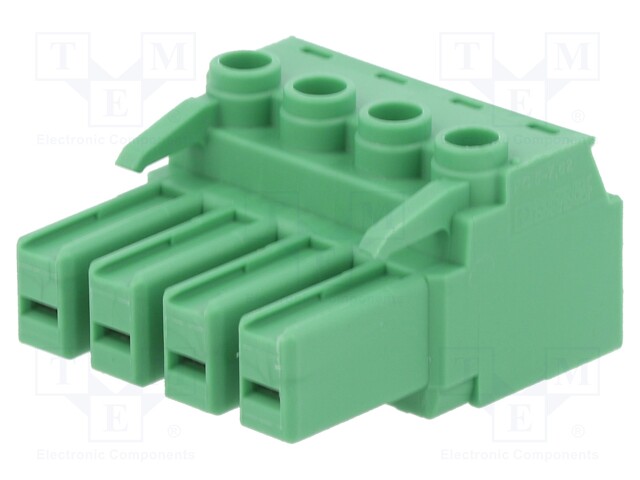 Pluggable terminal block; 7.62mm; ways: 4; straight; plug; female