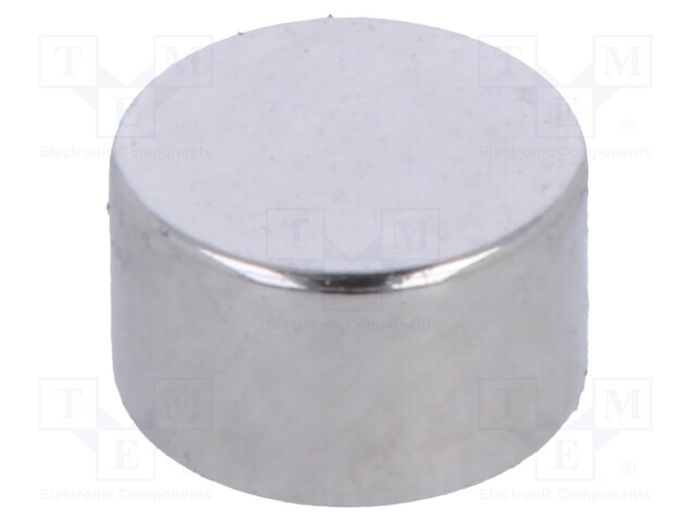 Magnet: permanent; neodymium; H: 3mm; 5N; Ø: 5mm